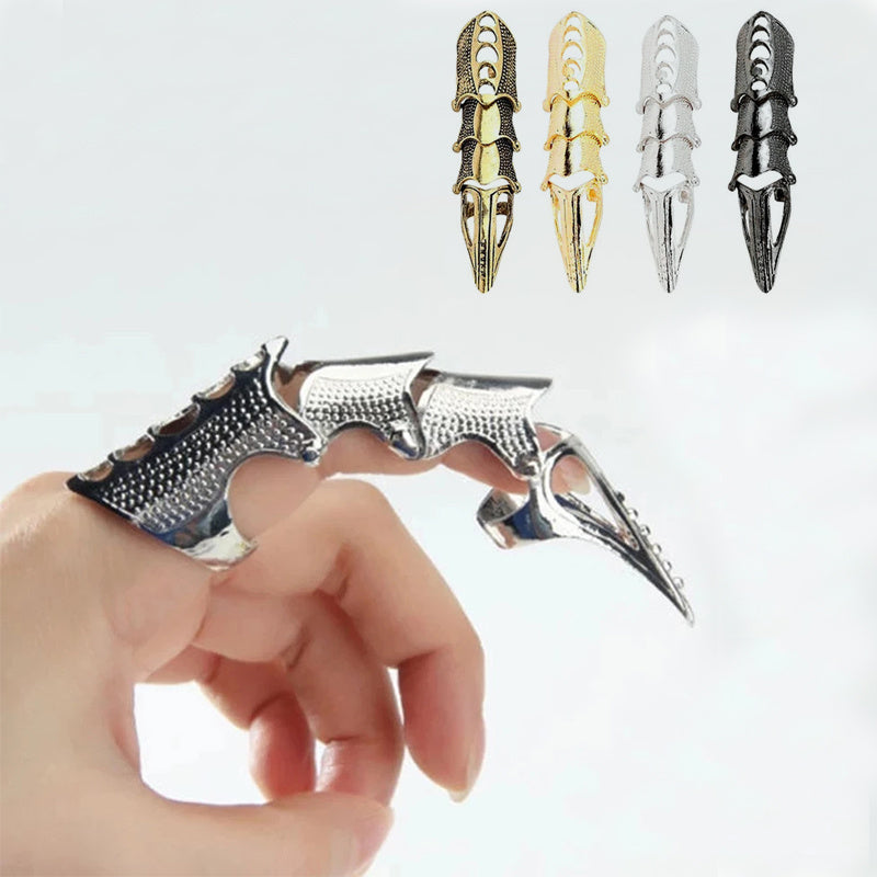Universal Metal Vintage Armor Joint Ring for All Genders