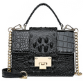 Crocodile Pattern Shoulder Bag for Women