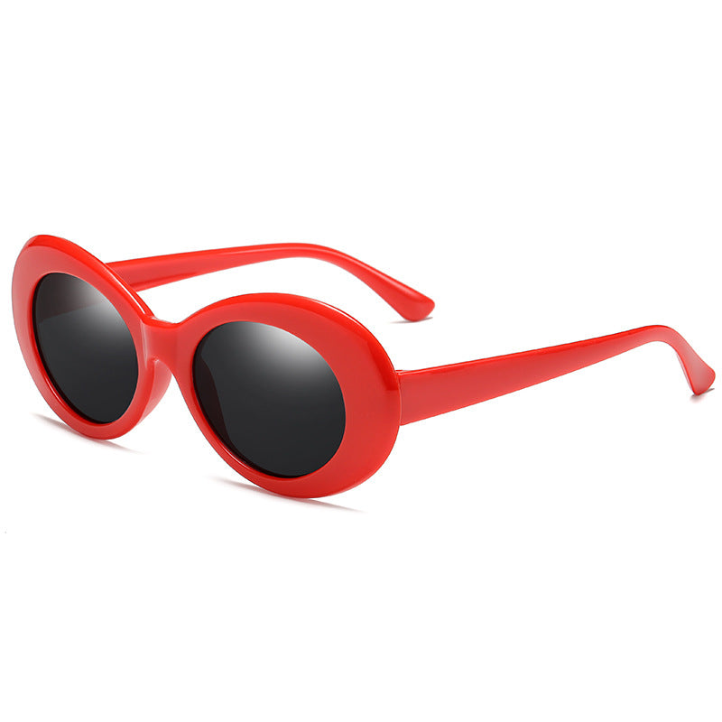 Retro Oval Round Sunglasses for Men and Women