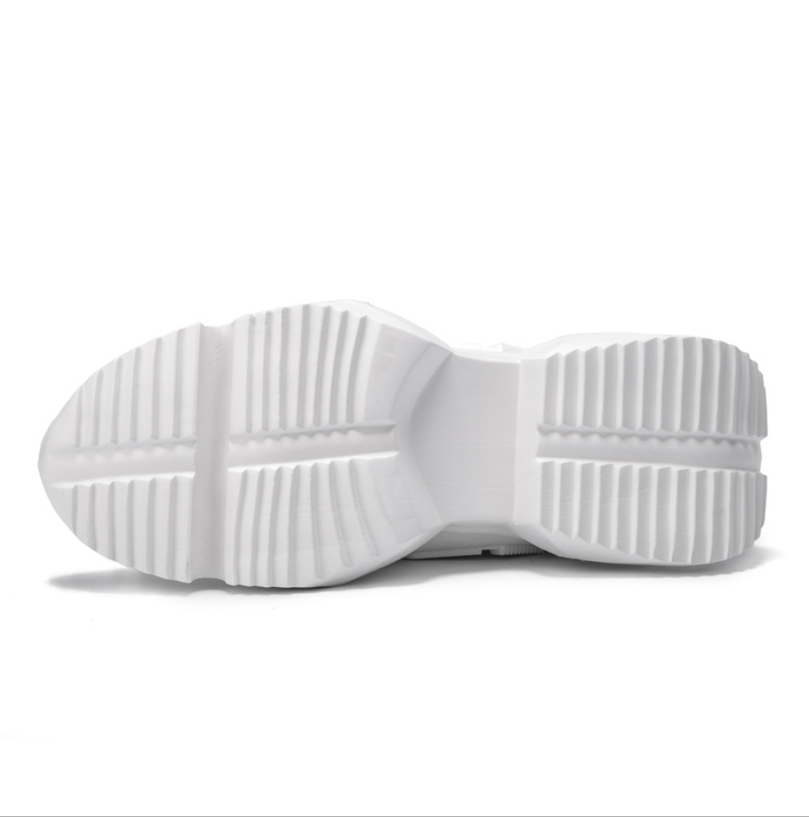 High-Top Thick Sole Men's Sneakers - Dad Shoes