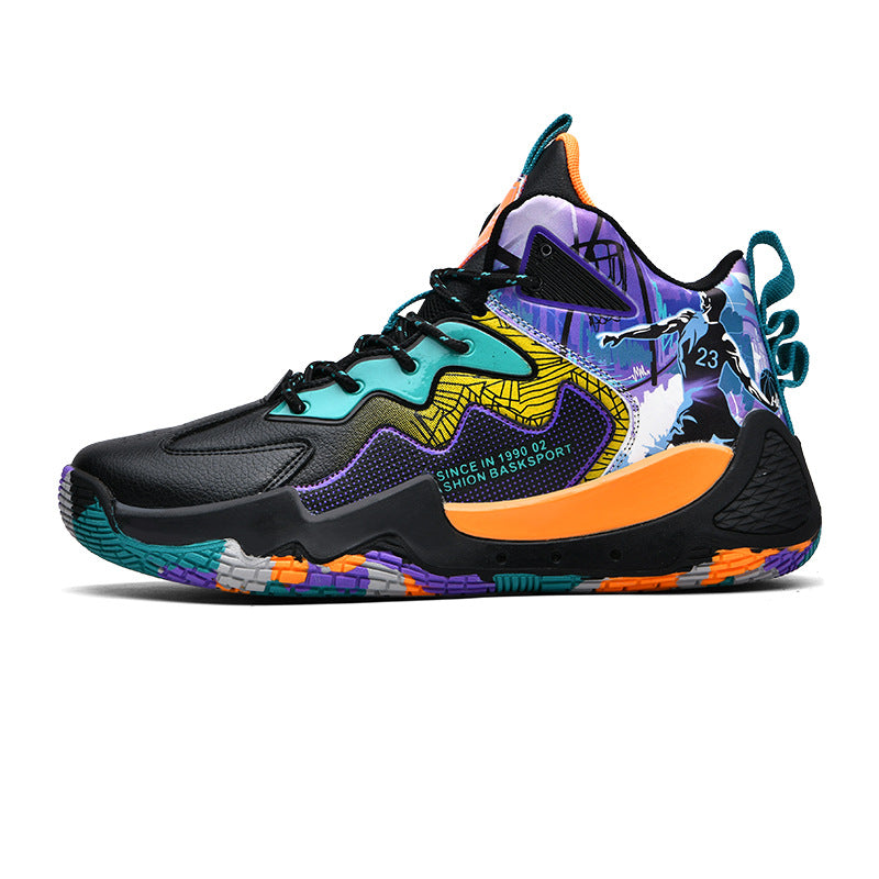 Men's High-Top Basketball Shoes for Students and Athletes