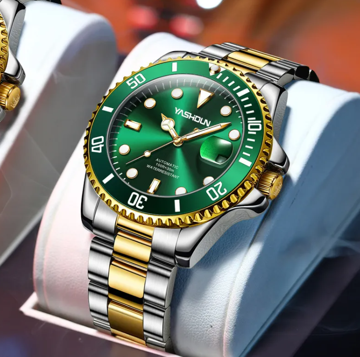 Modern Skeleton Steel Watch