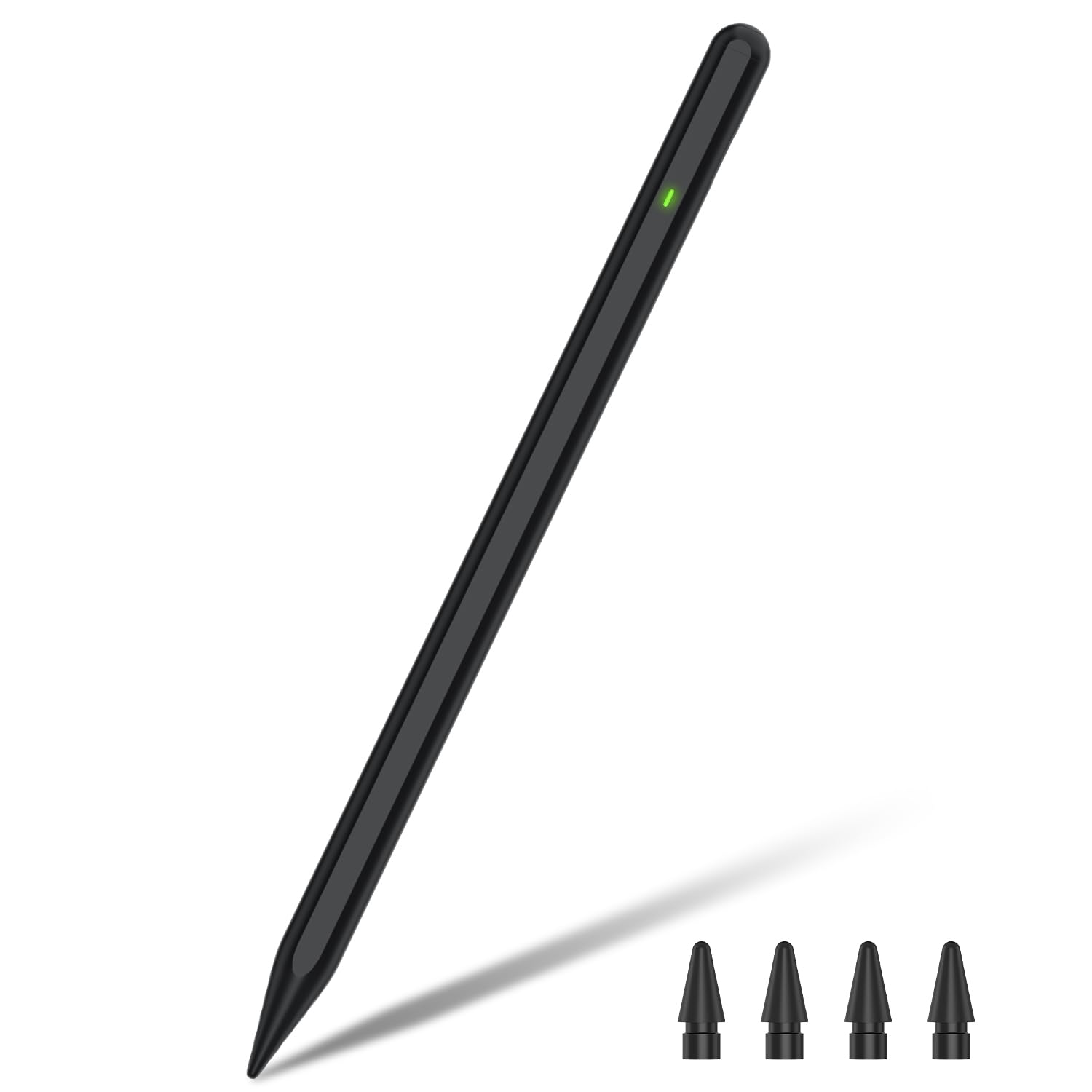 Stylus Pen for iPad Apple Apple Pencil with Palm Rejection&Tilt Sensitivity iPad Pencil for 2018-2024 Apple iPad 6-10 iPad Pro 12.9"/11"/13" M4 iPad Air 5/4/3/11"-13" M2 iPad Mini 6/5 Black