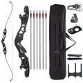TOPARCHERY ILF Takedown Recurve Bow for Adult & Youth BeginnerBow and Arrow Archery Set 62" Recurve Hunting Bow for Outdoor Training Practice Right Hand (25lb)