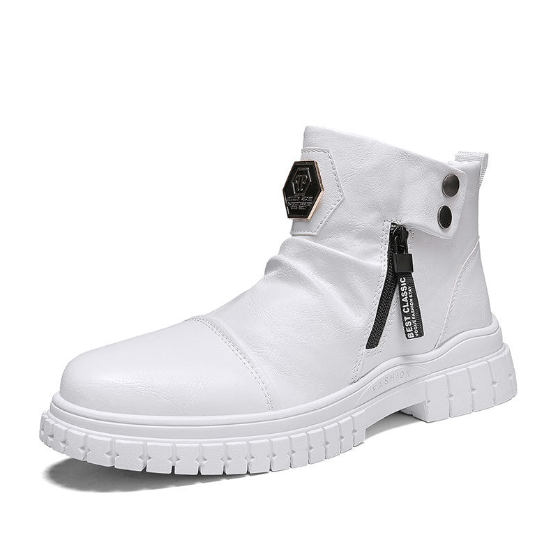 Men's High-Top Martin Boots in British Style