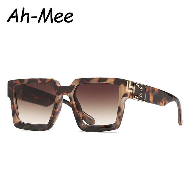 Retro Oversized Square Sunglasses for Men and Women