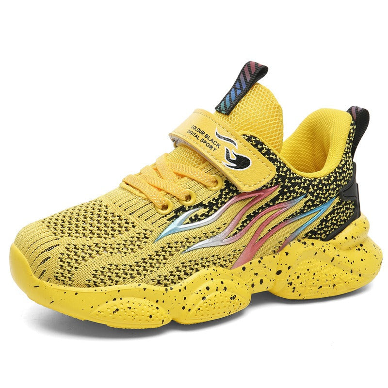 Boys' Sports Casual Shoes - Children's Rubber Training Shoes