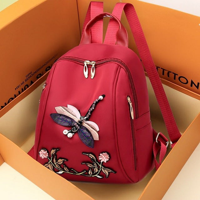 High-Quality Oxford Women's Casual Backpack for School