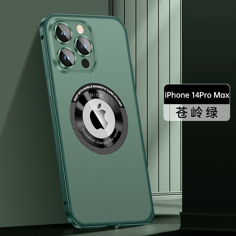 iPhone 15 Pro Case with Metal Frame and Magnetic Grip