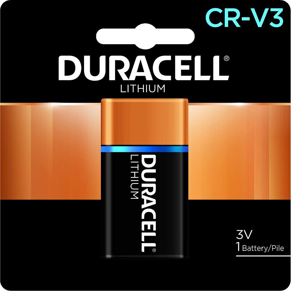 Duracell CRV3 3V Lithium-Battery 1 Count Pack CRV3 3 Volt High Power Lithium-Battery Long-Lasting for Video and Photo-Cameras Lighting Equipment and More