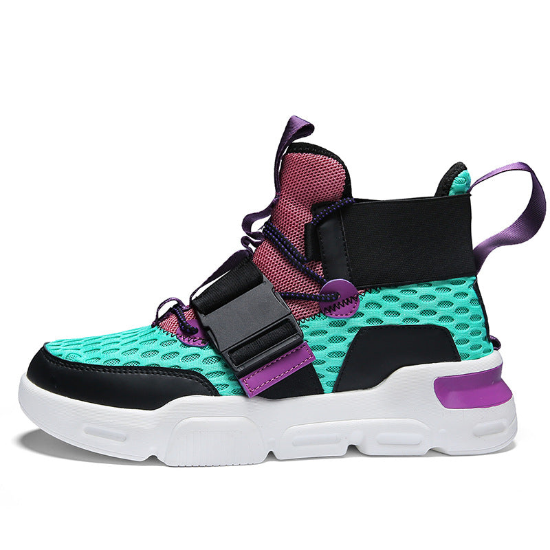 High-Top Casual Sports Sneakers for Hip-Hop Style