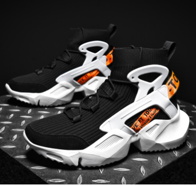 Men's High-Top Breathable Knitted Sock Sneakers