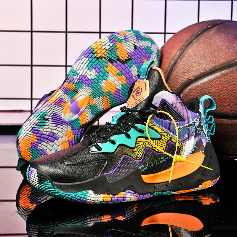 Men's High-Top Basketball Shoes for Students and Athletes