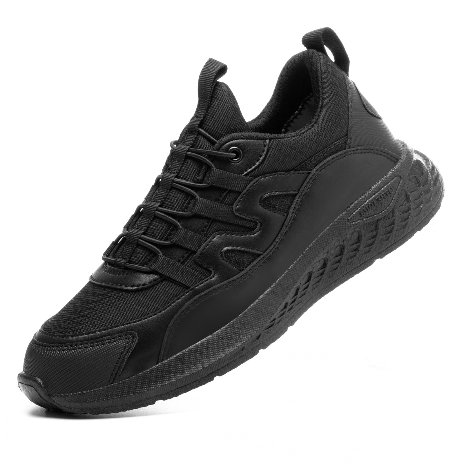 Xinshdi Womens Non Slip Work Shoes Slip Resistant Food Service Shoes Chef Shoe Anti-Slip Comfortable and Waterproof. Black Size9