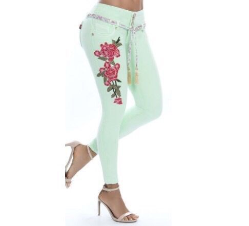 Embroidered Slim Fit Jeans