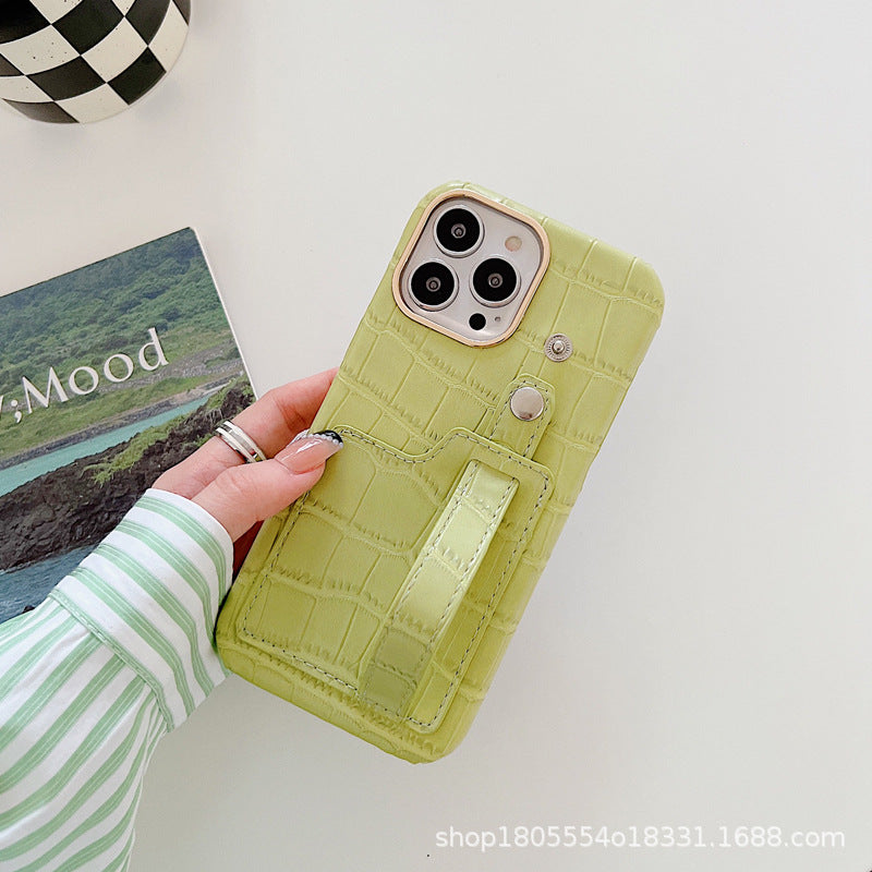 Crocodile Pattern Card Holder Case for iPhone 13 Pro Max