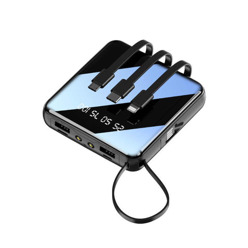 Mini Power Bank 20000mAh with Built-in Cable