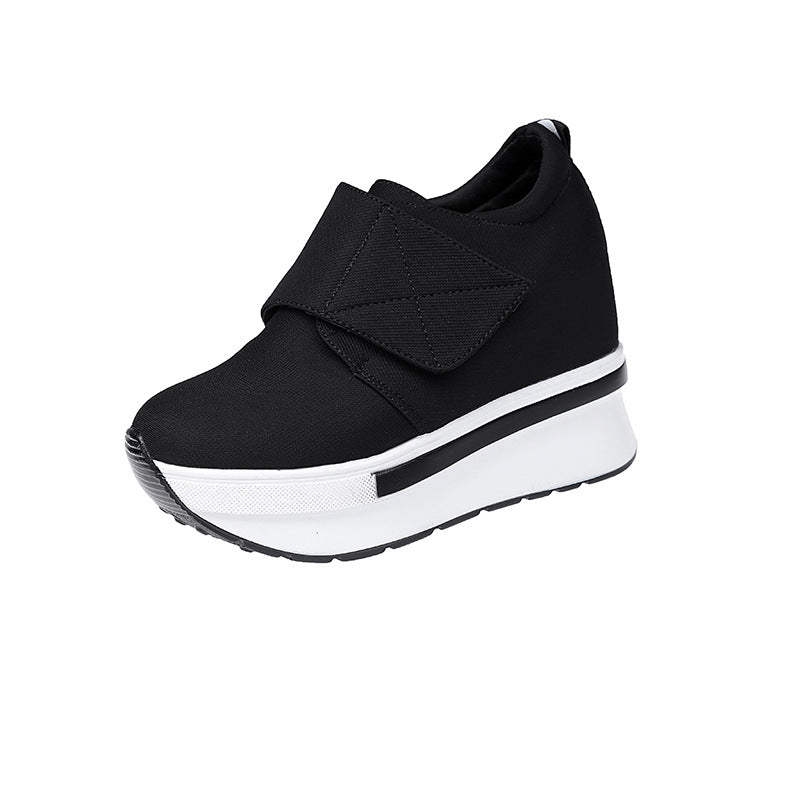 Korean Style Thick Sole Platform Shoes with Height Increase
