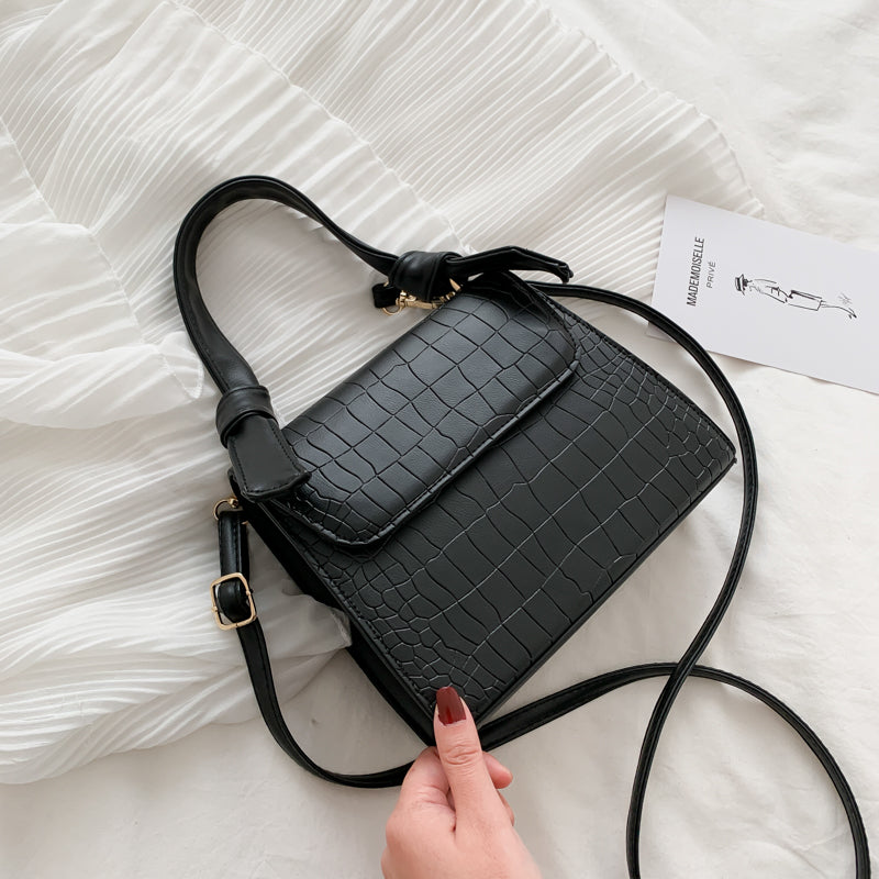 Trendy Crocodile Pattern Mini Shoulder Bag