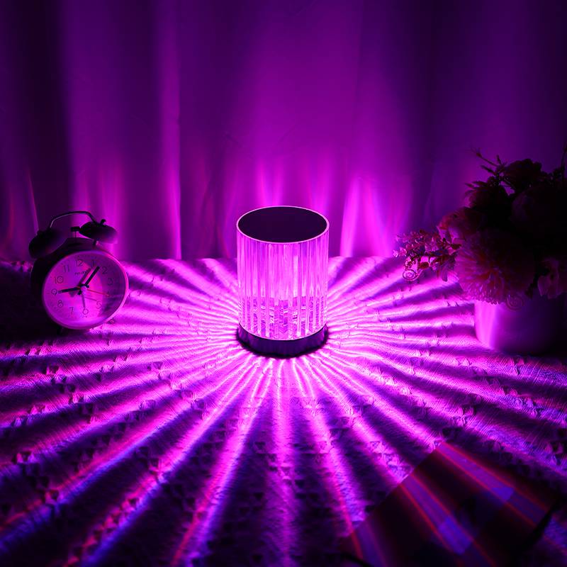 16 Color Changing LED Crystal Table Lamp for Any Room