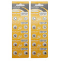 SUNCOM (20 pcs) AG4 Alkaline 1.5V Button Cell Battery Single Use LR626 LR66 SR626 V377 GP377 606 Watch Toys Remotes Cameras