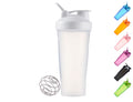 Litex Classic Shaker for Protein Shakes and Pre-Workout Gym Shaker Bottle Protein Shaker Bottle24 oz (white)