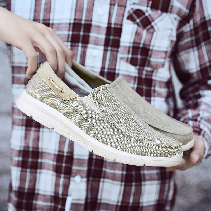 2023 Spring Summer Men's Casual Canvas Slip-On Shoes