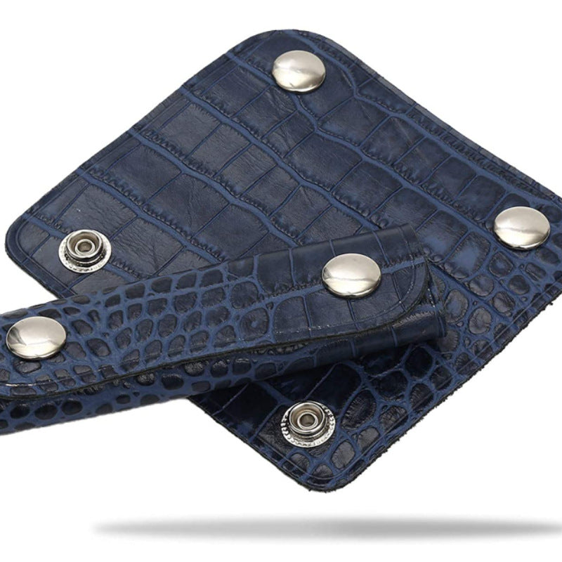 Detachable Leather Bag Handle with Crocodile Pattern