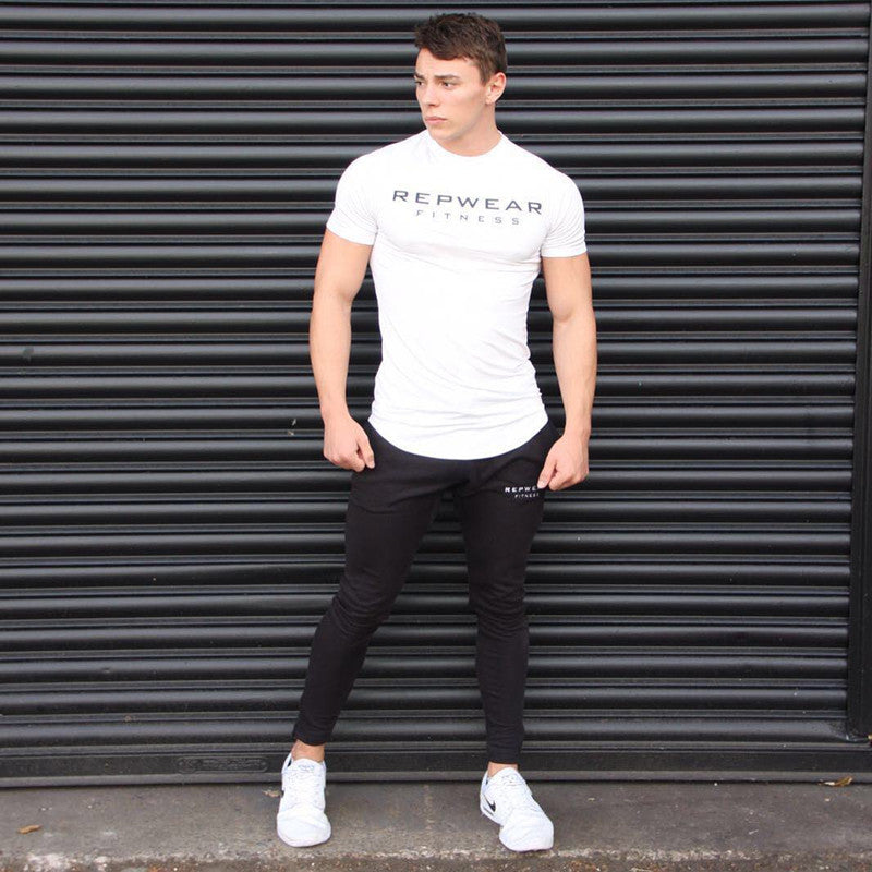 Men's Short Sleeve Athletic Training T-Shirt (Quick Dry)