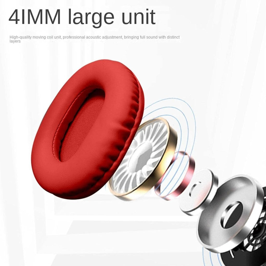 Hi-Fi Stereo Wireless Headphones with Microphone and Radio