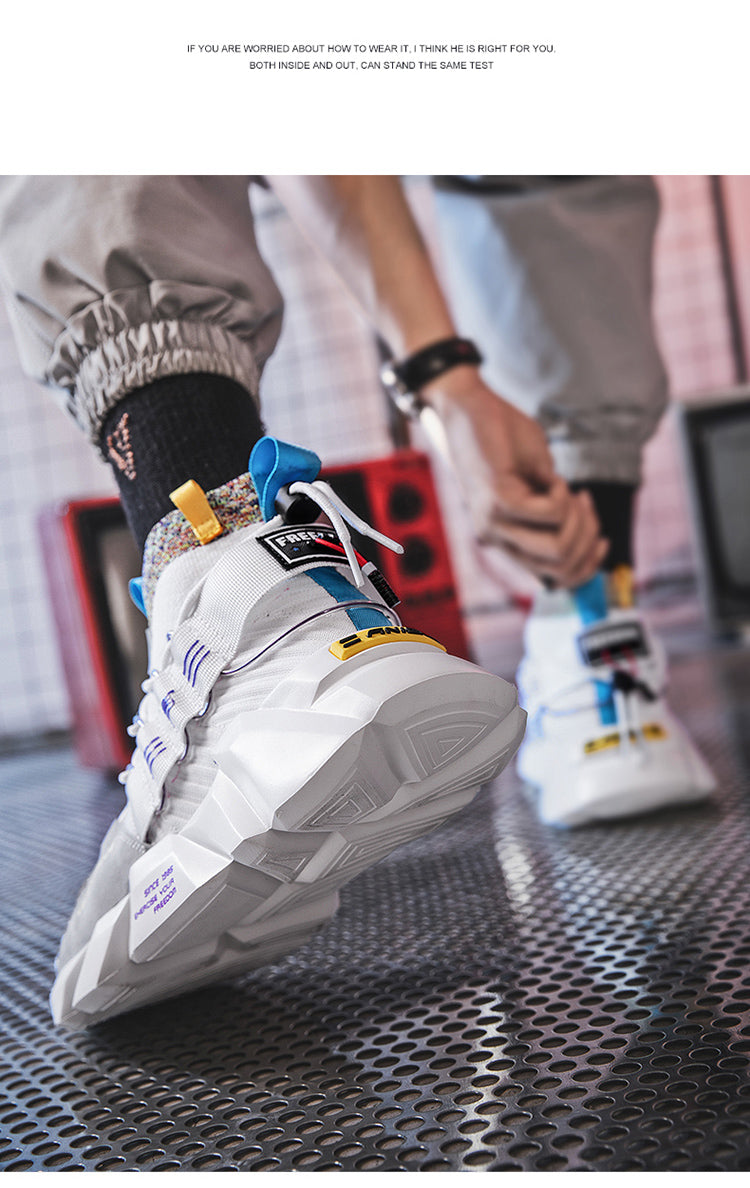 Men's High-Top Sock Sneakers - Stylish Summer 2020