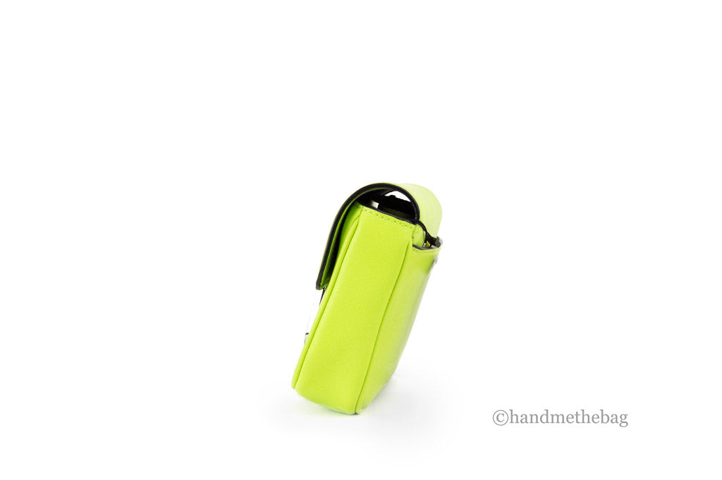 Marc Jacobs The J Marc Green Glow Leather Shoulder Bag