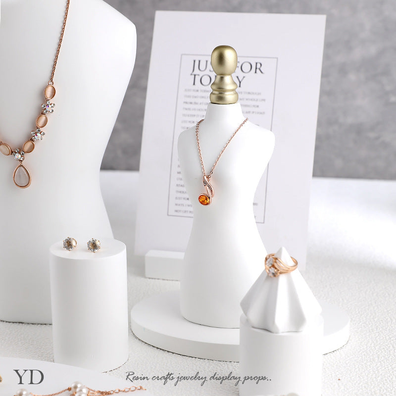 Jewelry Display Stand for Necklaces, Rings, and Earrings