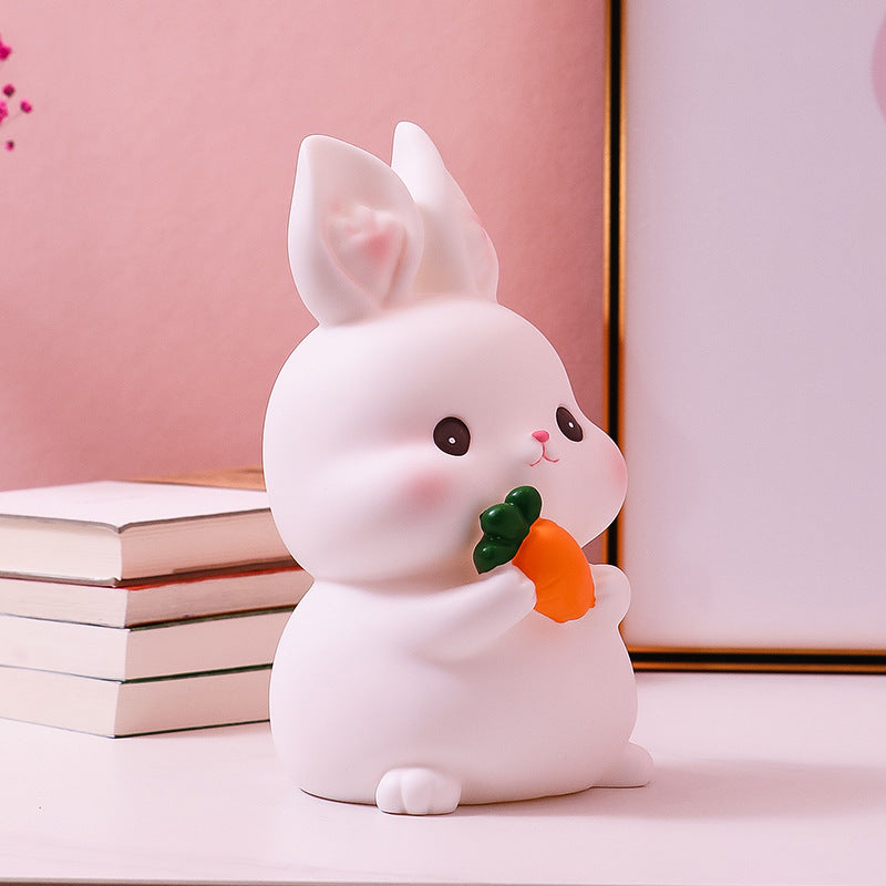 Cartoon Rabbit Piggy Bank for Kids' Room Decor