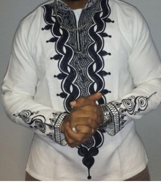 Men's Long Sleeve Printed T-Shirt