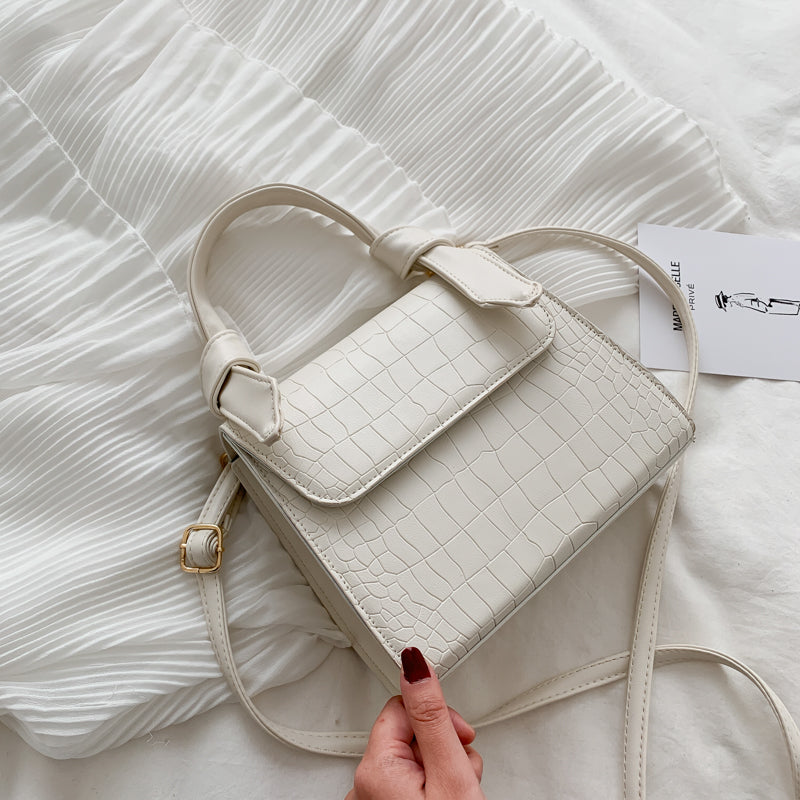Trendy Crocodile Pattern Mini Shoulder Bag