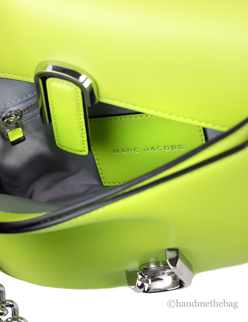 Marc Jacobs The J Marc Green Glow Leather Shoulder Bag