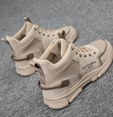 Men's High-Top Athletic Sneakers - Stylish Winter Shoes