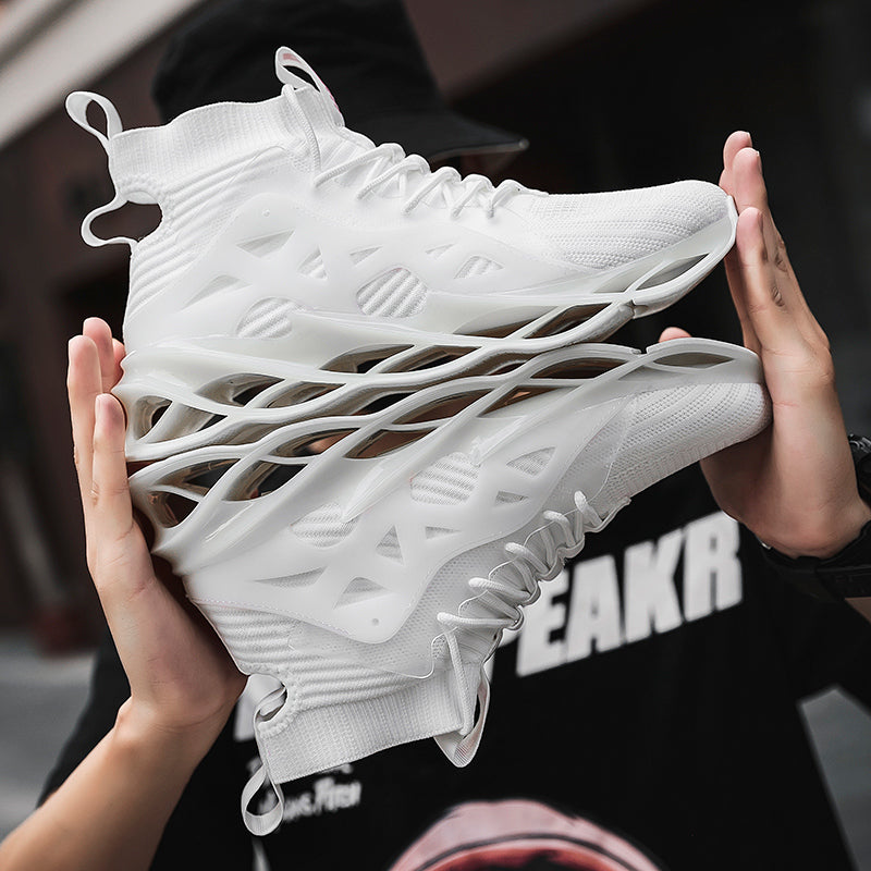 Men's High-Top Sock Shoes - Breathable Running Sneakers