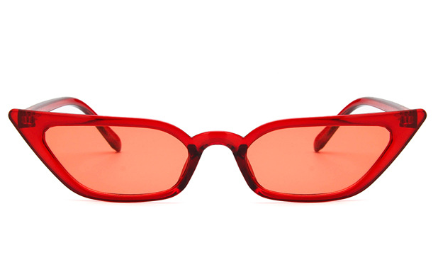 Cat Eye Sunglasses, Clear Lens Small Frame Shades