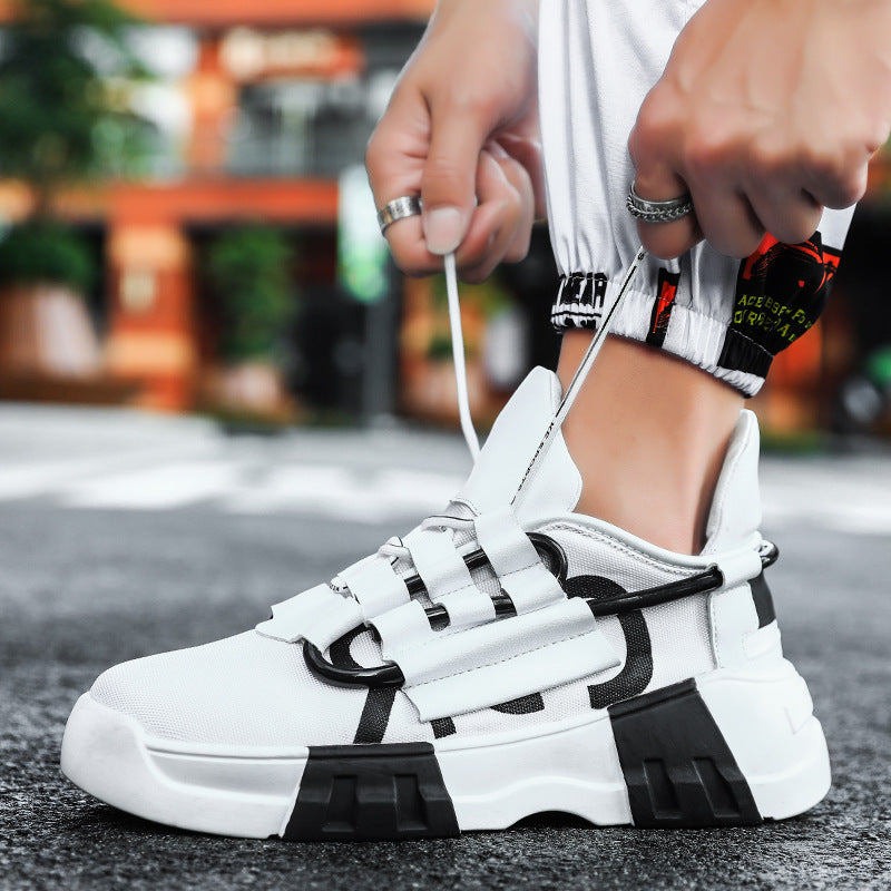 Versatile Thick Sole Dad Sneakers for Casual Wear