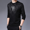Men's Long Sleeve Printed Crew Neck T-Shirt (2020)