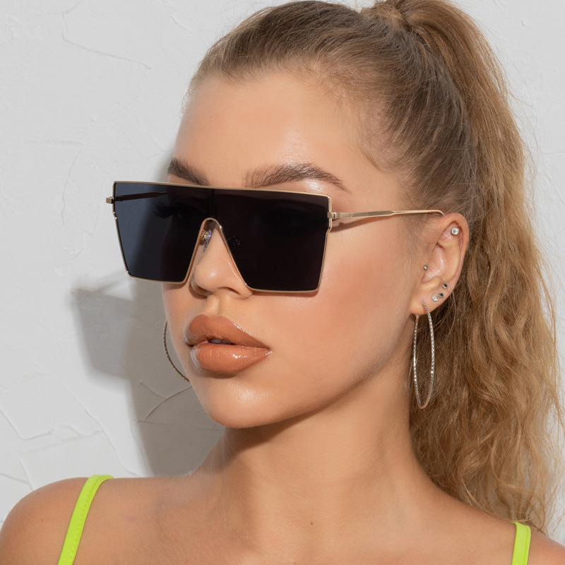 Trendy Oversized Square Sunglasses for Men and Women