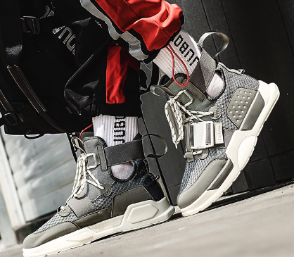 High-Top Casual Sports Sneakers for Hip-Hop Style