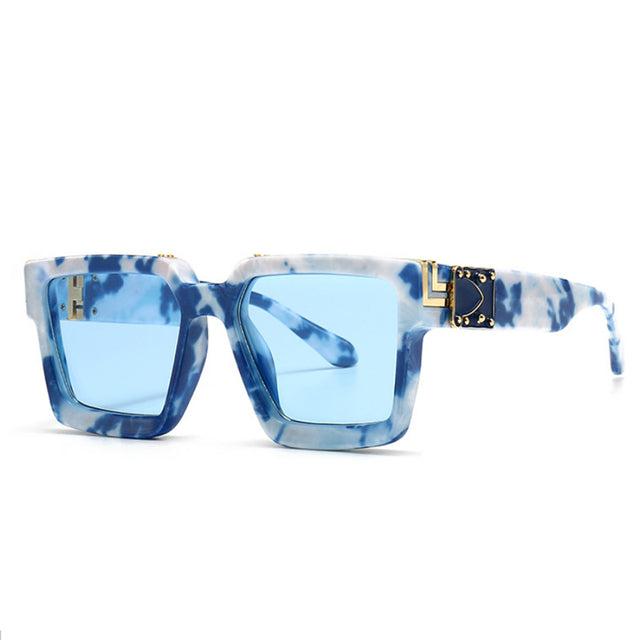 Retro Oversized Square Sunglasses for Men and Women