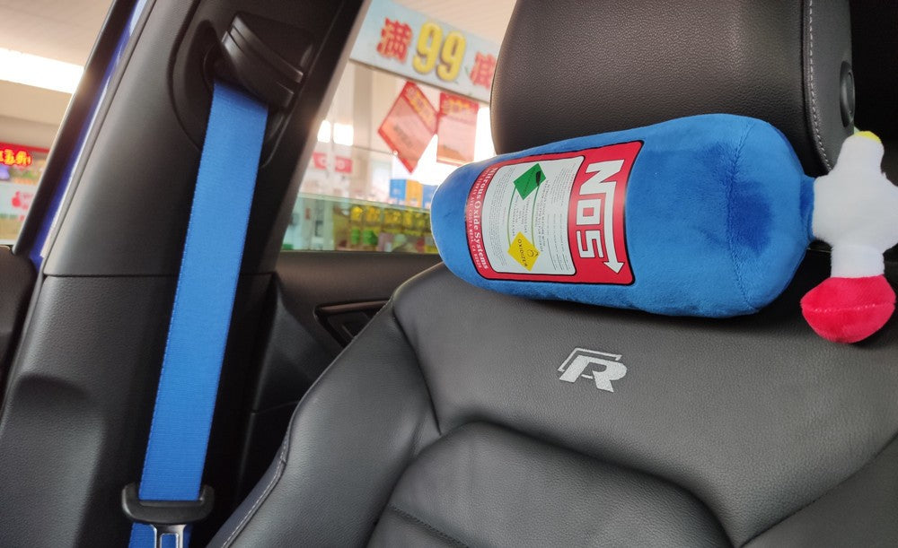 Car Supplies Pillow and Waist Cushion Headrest Set