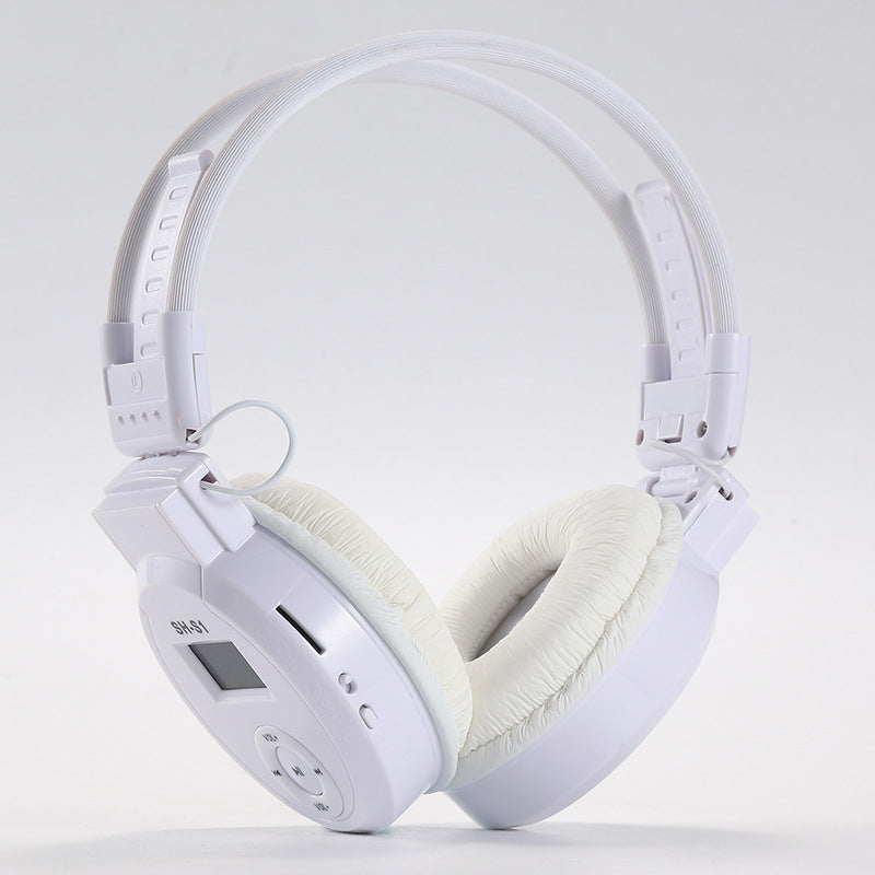 3H-866 Bluetooth Headphones with Deep Bass and Card Slot