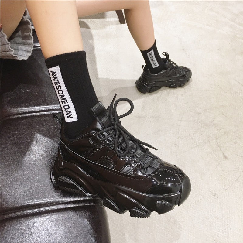 2020 Autumn Winter Women's Chunky Sole Sneakers