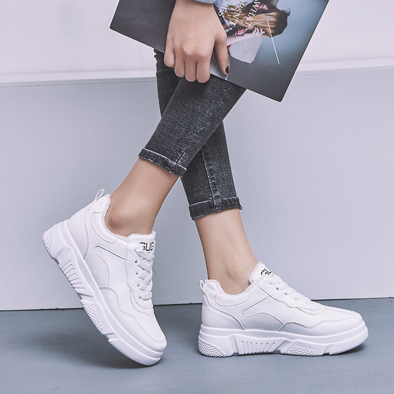 Women's 2020 Fashionable White Sneakers for Fall/Winter