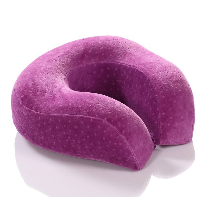 U-shaped Memory Foam Neck Pillow for Travel Support